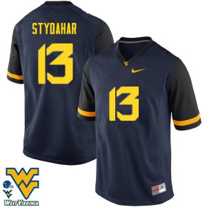 Men West Virginia Mountaineers Joe Stydahar #13 Navy Stitched Jerseys 673263-691