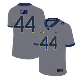 Men West Virginia Mountaineers Lanell Carr #44 Player Gray Jersey 829328-359