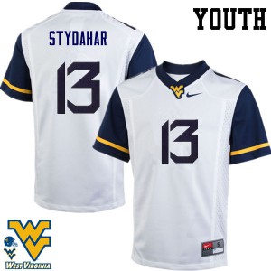 Youth West Virginia Mountaineers Joe Stydahar #13 White Stitch Jersey 263816-520